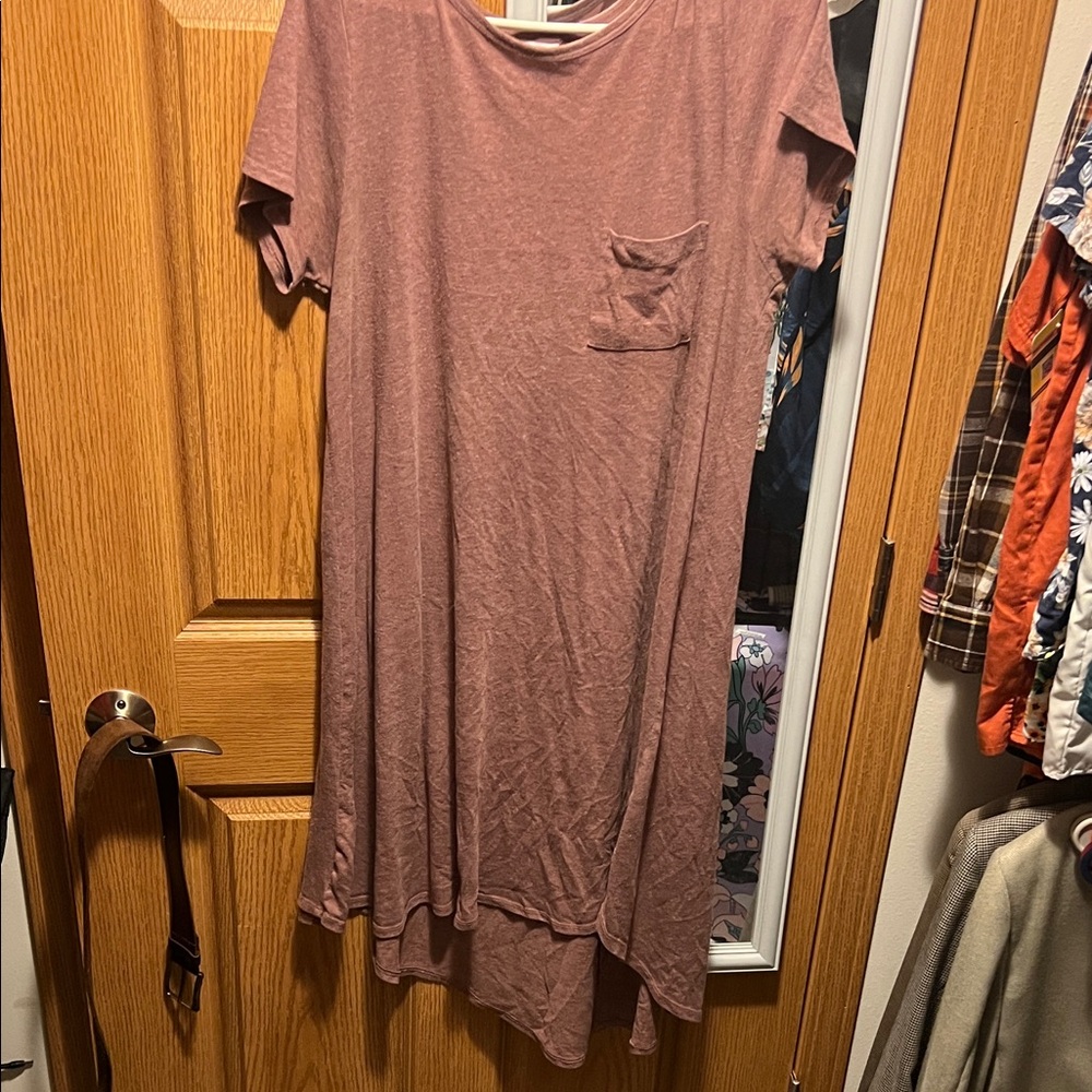 LuLaRoe Mauve High Low Dress